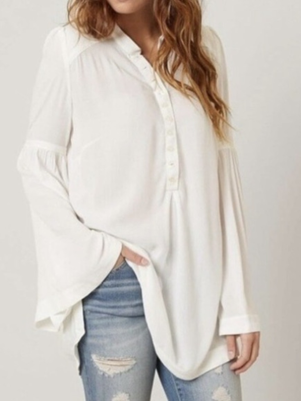 Free people White Tunic Top